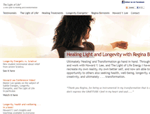 Tablet Screenshot of lightandlongevity.com